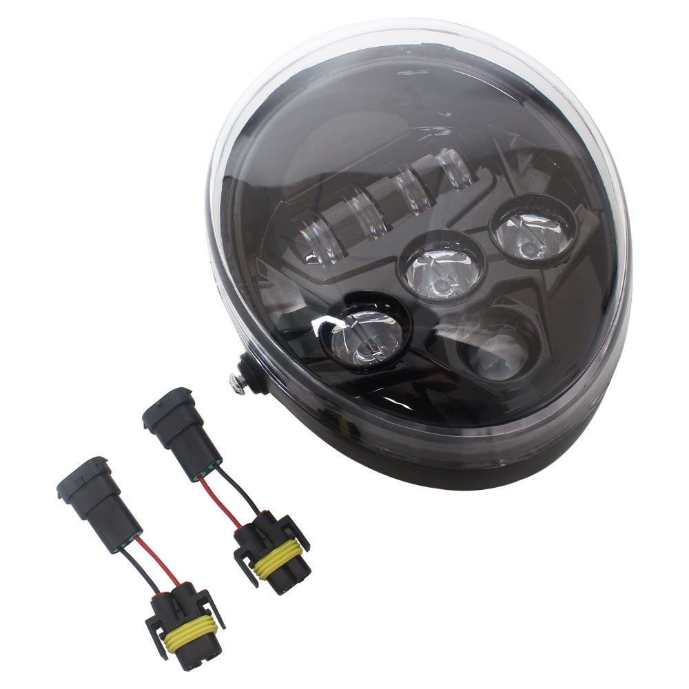 LED Headlight for Harley V-Rod Muscle Night Rod Special VRSCDX VRSC | Black