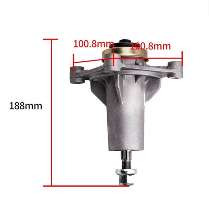 High-quality mower spindle assembly to fit Husqvarna, Craftsman, Dixon, Poulan Pro, McCulloch 30"–54" decks. Durable OEM replacement for part numbers like 532187292 and more.4