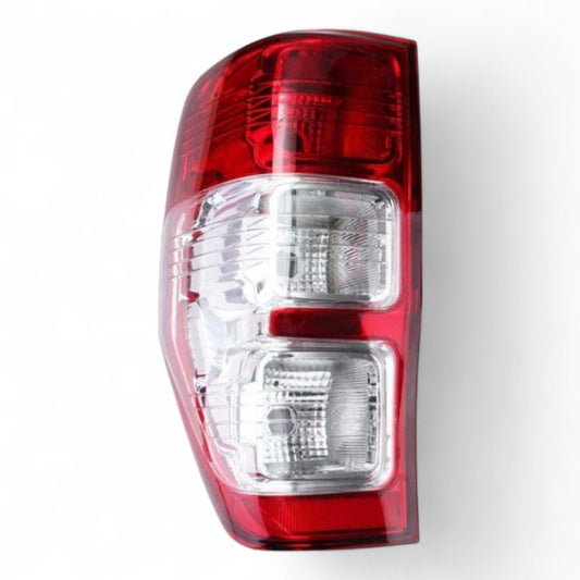 LH tail light for Ford Ranger 2012–2022, red lens with chrome inner pane