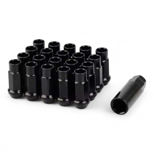 M12x1.25 Black Steel Wheel Nuts To Fit Nissan / Suzuki / Subaru