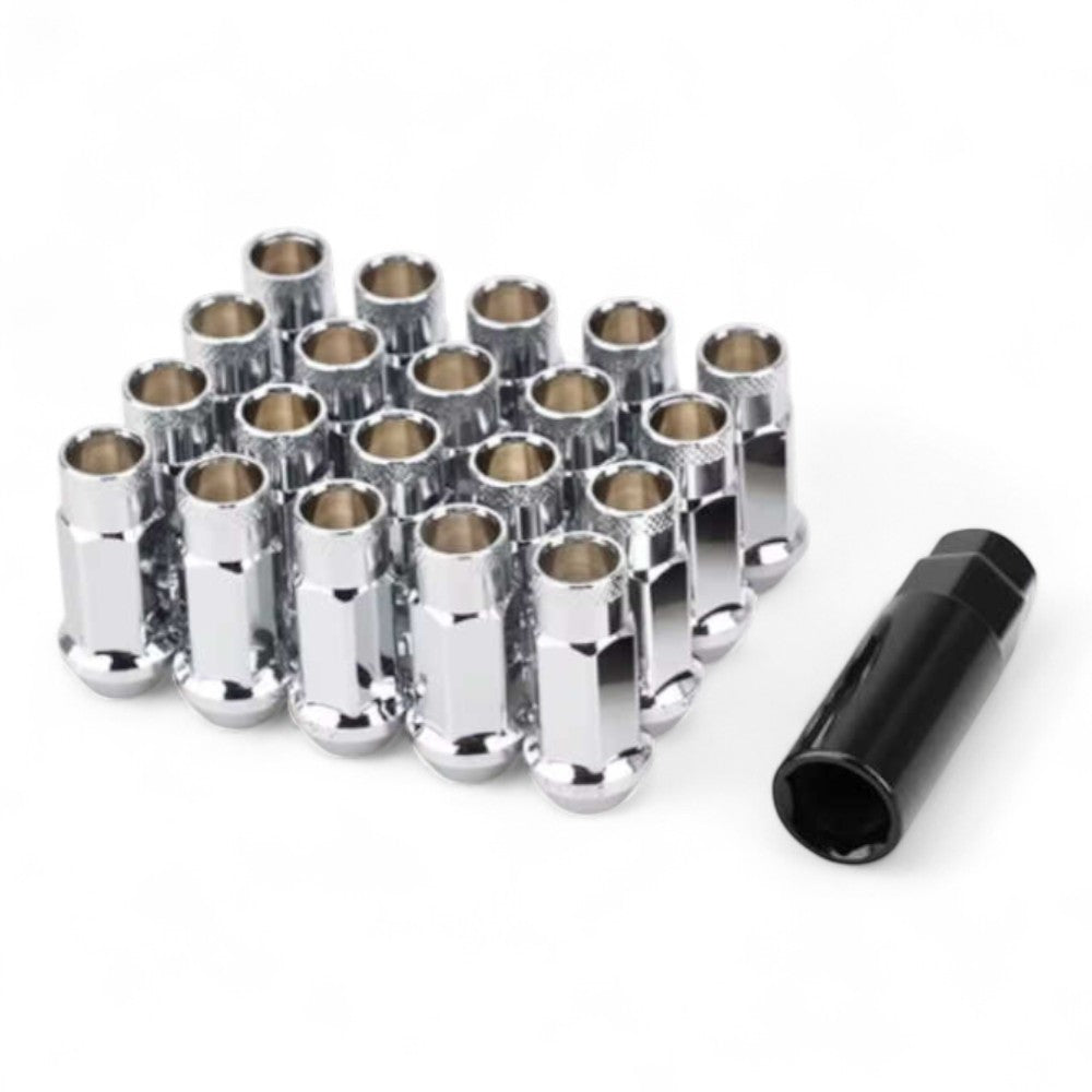 M12x1.25 Chrome Wheel Nuts To Fit Nissan / Subaru / Suzuki