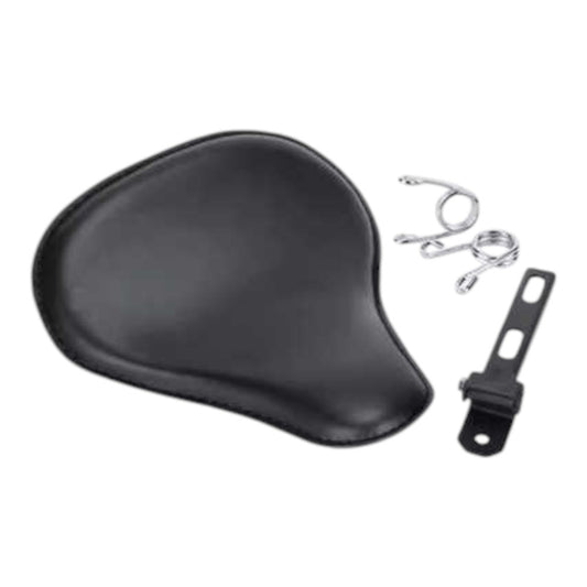 Motorcycle Solo Seat with Bracket & Springs – Fits Harley Bobber Chopper Custom Motorcycles