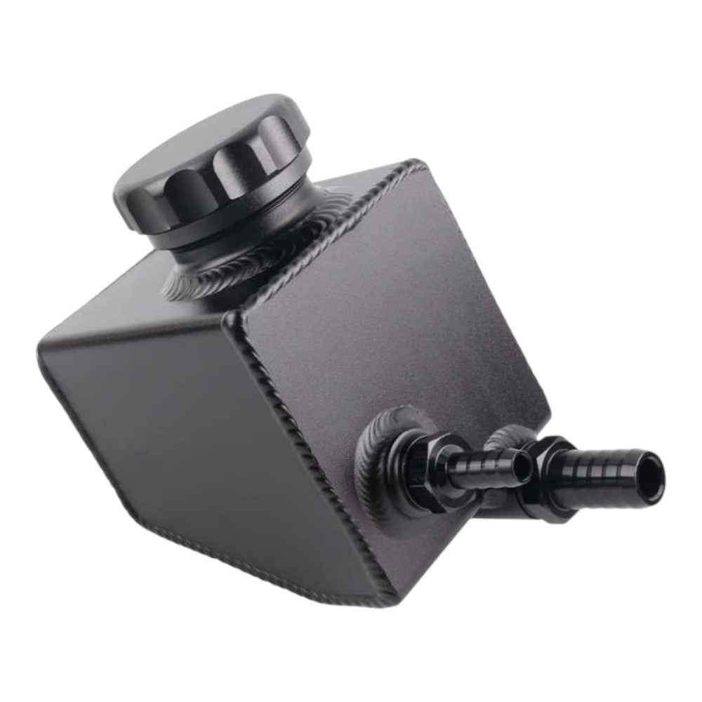 Power Steering Reservoir – Fits Holden Commodore VT VX VU VY VZ VE – V6 & LS-Series V8 – Black Billet Alloy