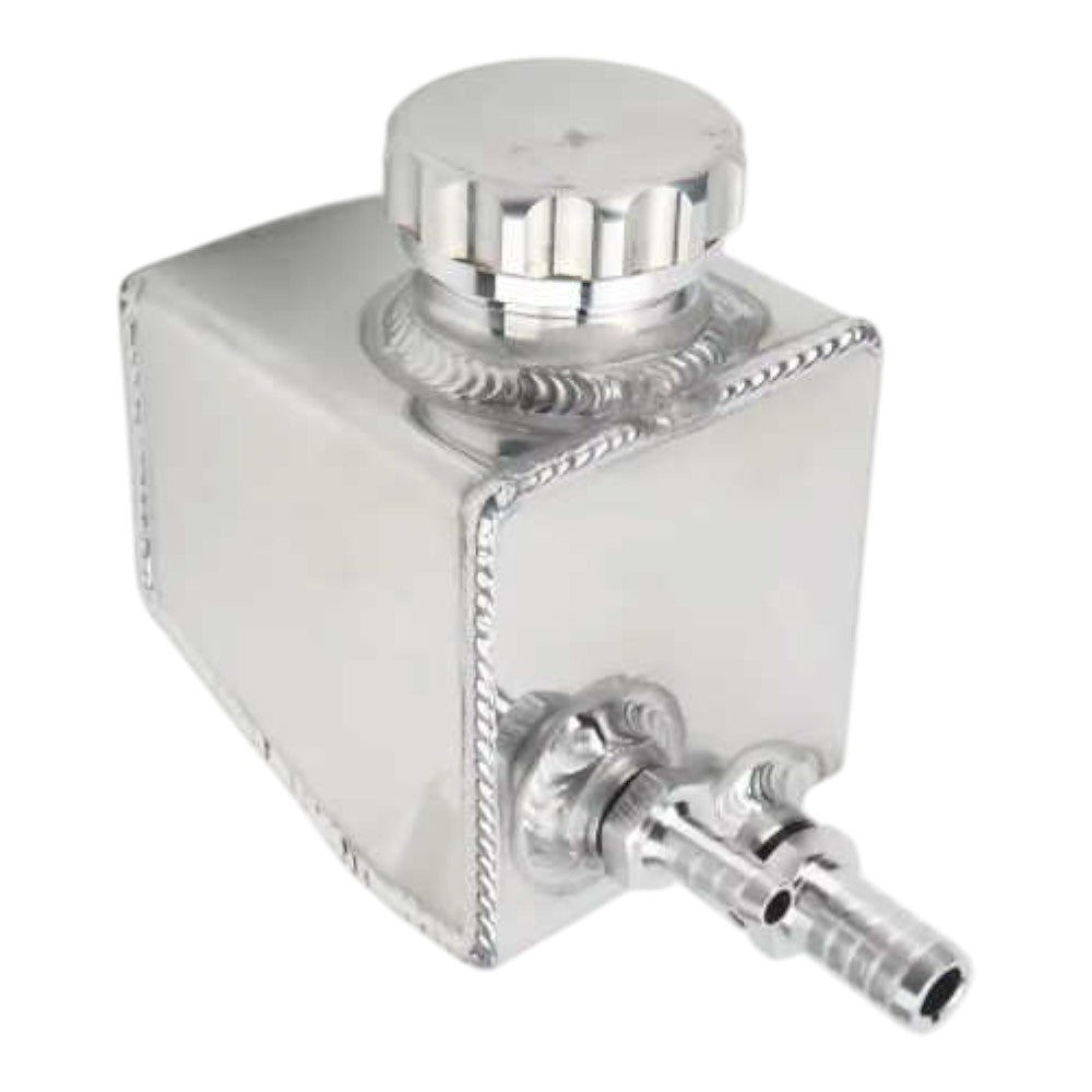 Power Steering Reservoir – Fits Holden Commodore VT VX VU VY VZ VE – V6 & LS-Series V8 – Silver Billet Alloy 1