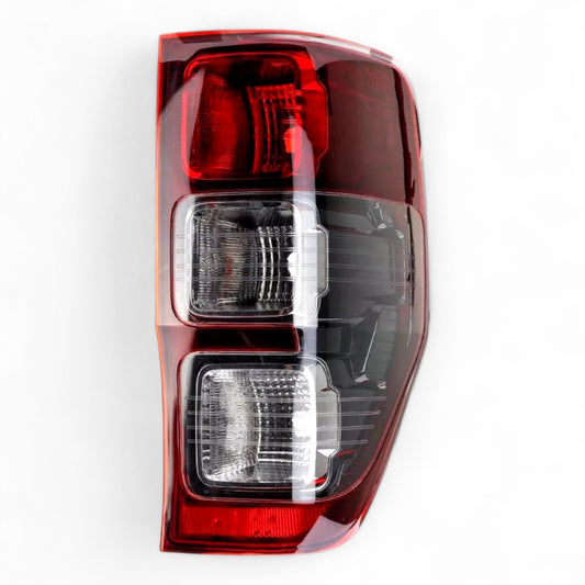 RH tail light for Ford Ranger 2012–2022, dark red lens with black inner panel