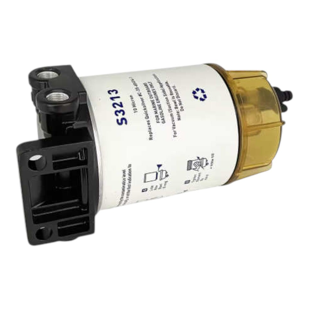 S3213 Fuel Water Separator Filter Assembly – Fits Mercury, Quicksilver, Yamaha Outboards (10 Micron) 2