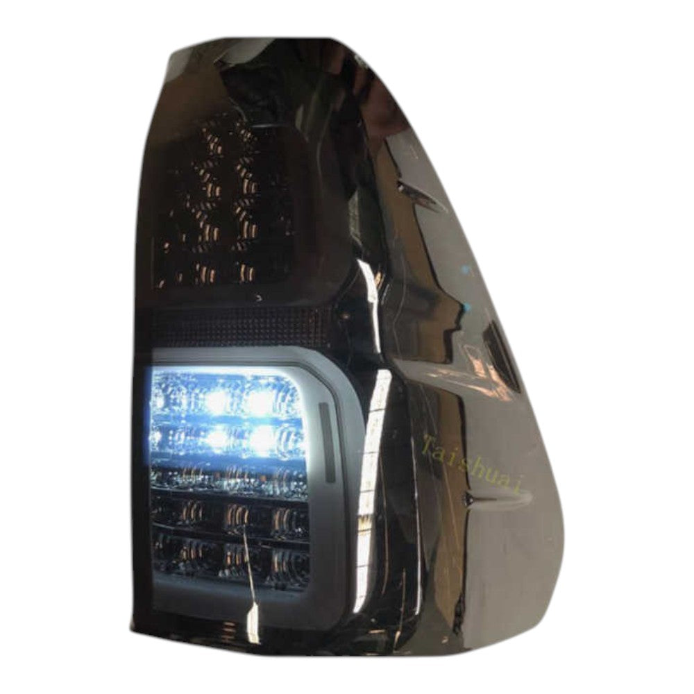 Smoked Tail Light Pair – To Fit Toyota Hilux 2015–2025 – LED Style Rear Lamps 3