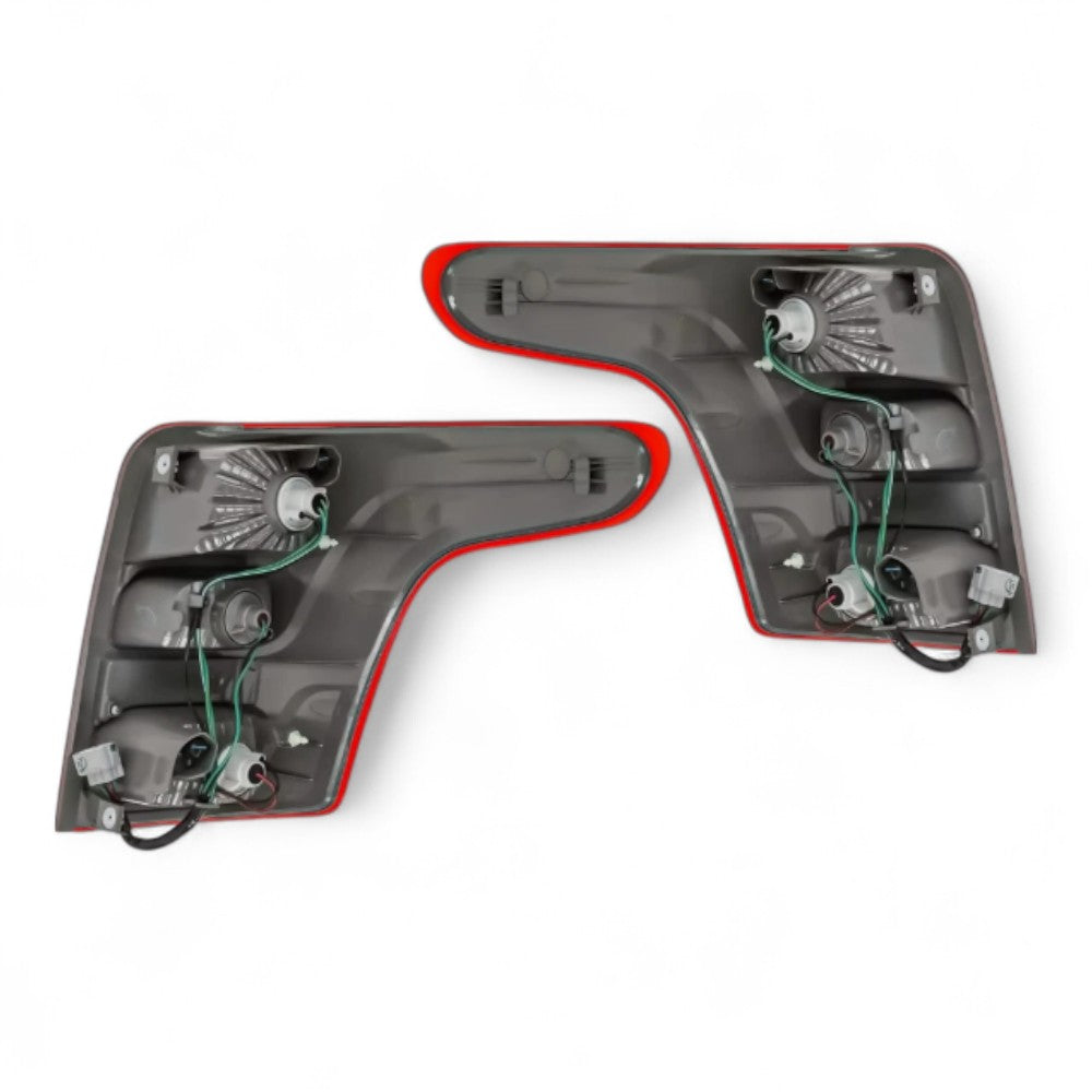 Tail Light Pair for Mitsubishi L200 Triton 2015–2019 | LH + RH | With Looms | Aftermarket Replacement Set - Partzo