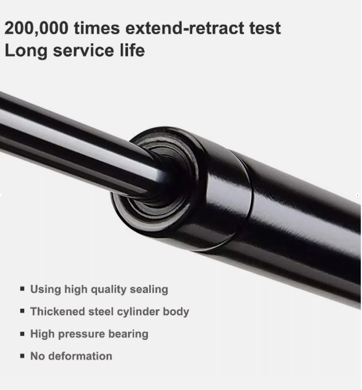 Gas Struts for ARB / Beaut Ute Canopy Side Windows – 285mm | 130N | Replaces Stabilus 007115 / 6603030 | Pair - Partzo