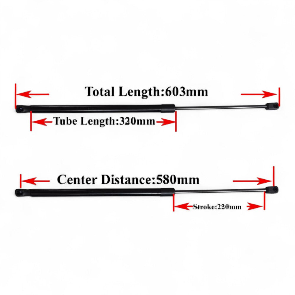 Tailgate Gas Struts for Nissan X-Trail T31 2007–2013 – Pair - Partzo