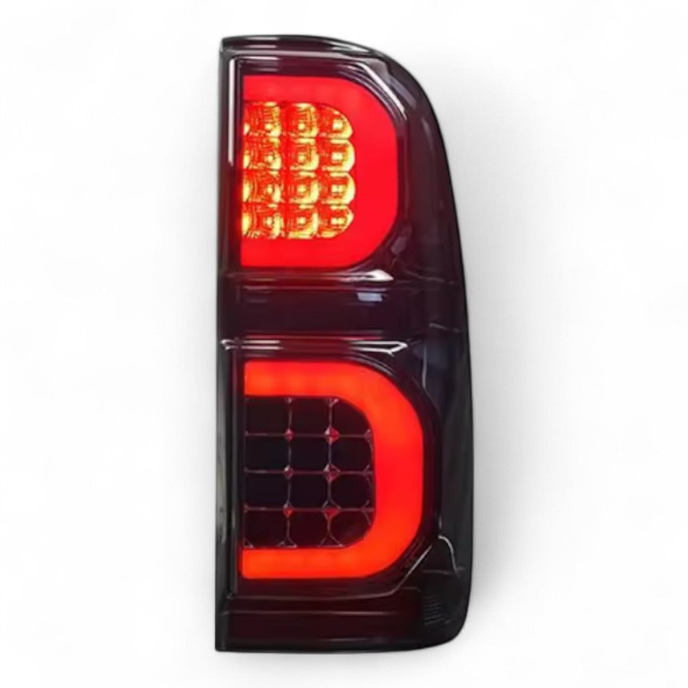 Tail Light Pair for Toyota Hilux 2005–2014 | Smoked Inner Look | Modified Rear Lamp Set - Partzo