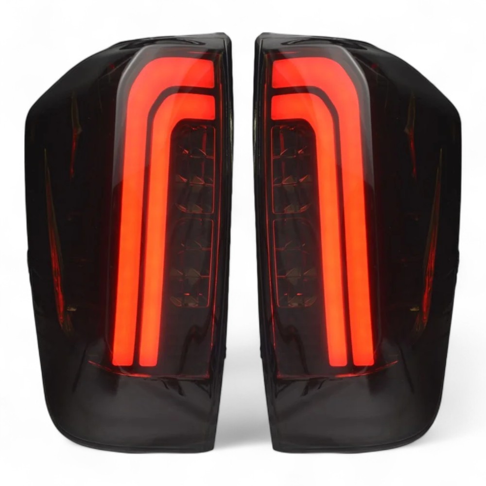Tail Light Pair for Nissan Navara NP300 D23 2015–2020 | Smoked Black Lens - Partzo
