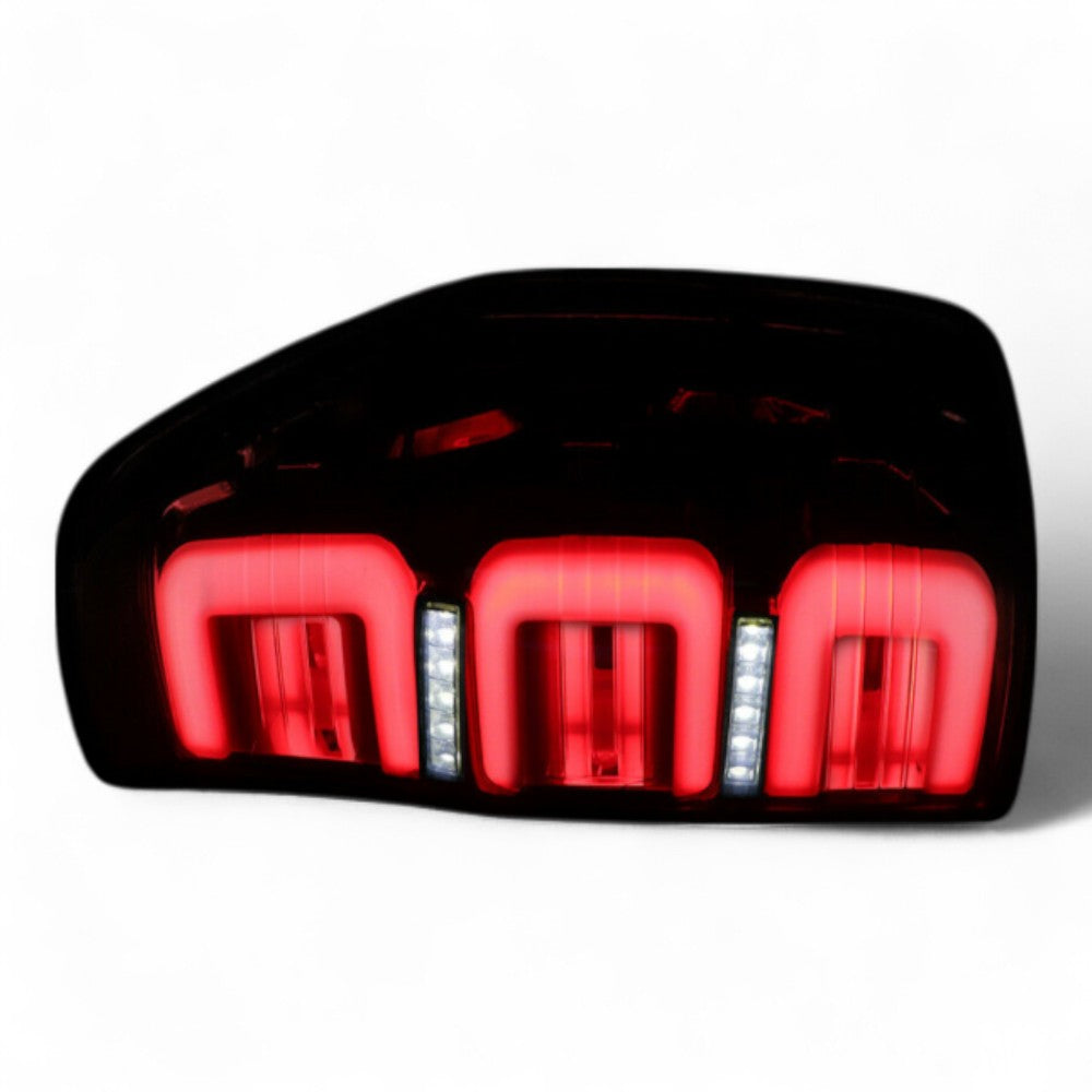 LED Tail Light Pair (Smoked) – To Fit Ford Ranger 2011–2021 – Complete with Bulbs - Partzo