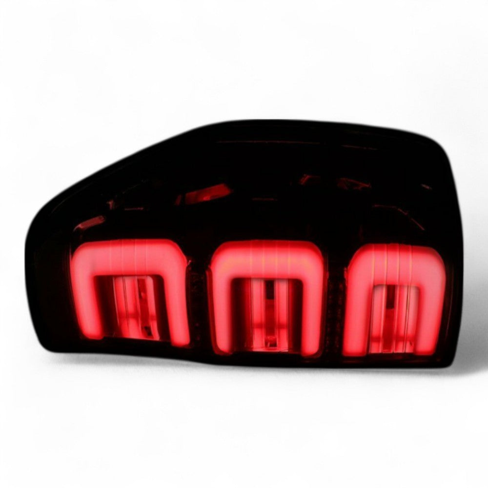 LED Tail Light Pair (Smoked) – To Fit Ford Ranger 2011–2021 – Complete with Bulbs - Partzo