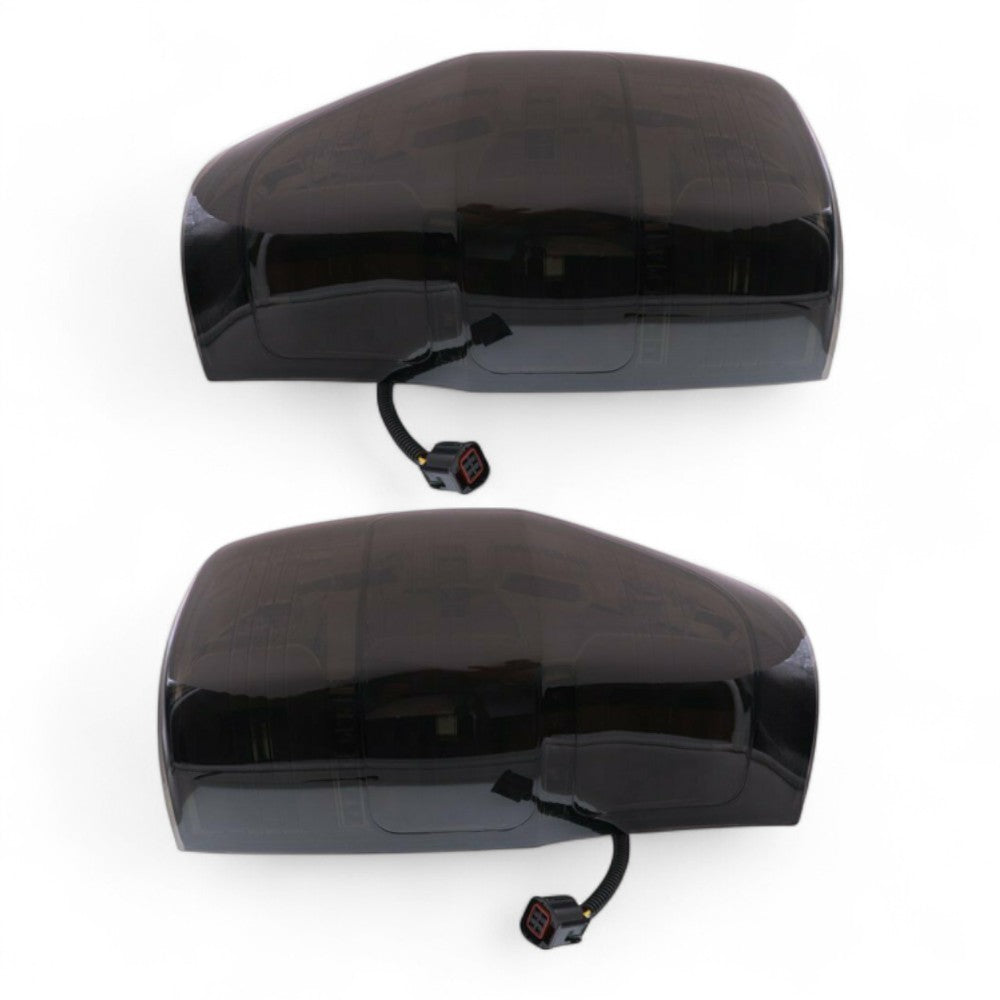 LED Tail Light Pair (Smoked) – To Fit Ford Ranger 2011–2021 – Complete with Bulbs - Partzo