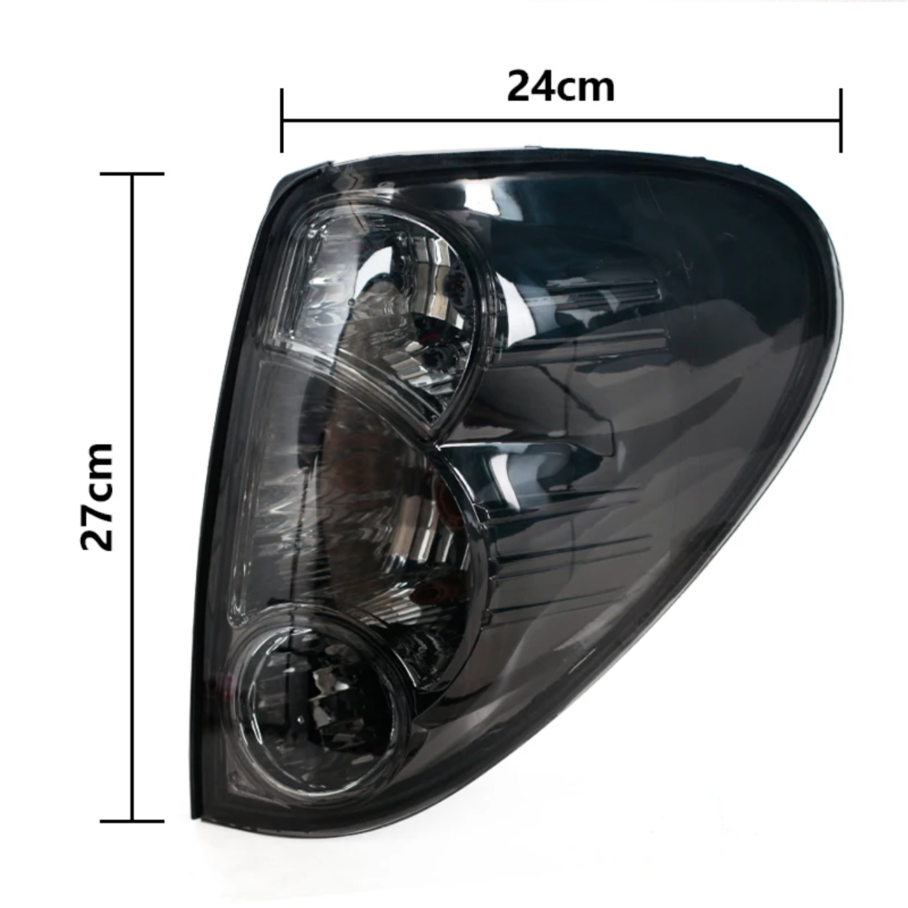 Smoked Tail Light Pair for Mitsubishi L200 Triton 2005–2014 - Partzo