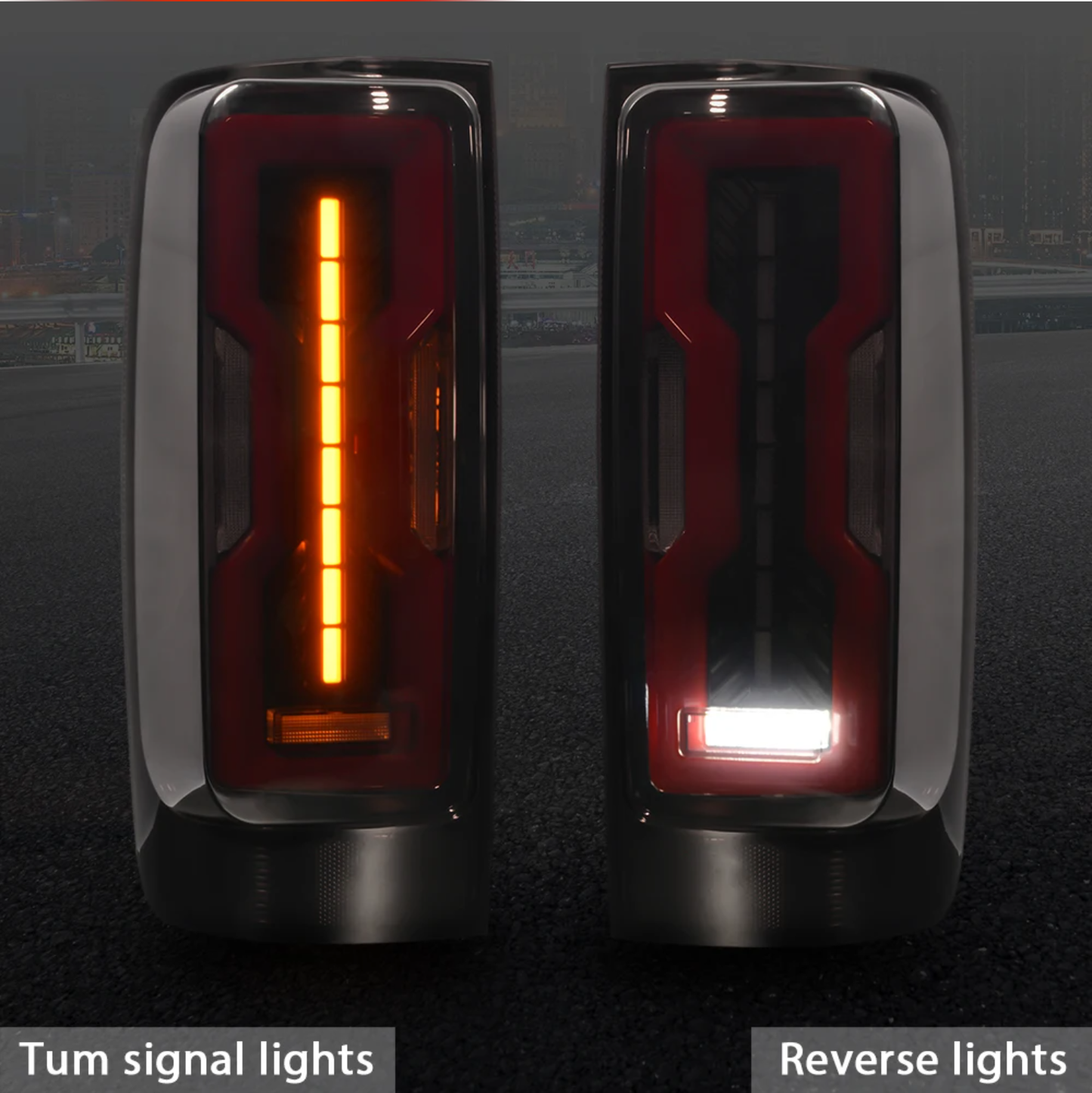 Smoked LED Tail Light Pair for Holden Colorado 2012–2024 - Partzo