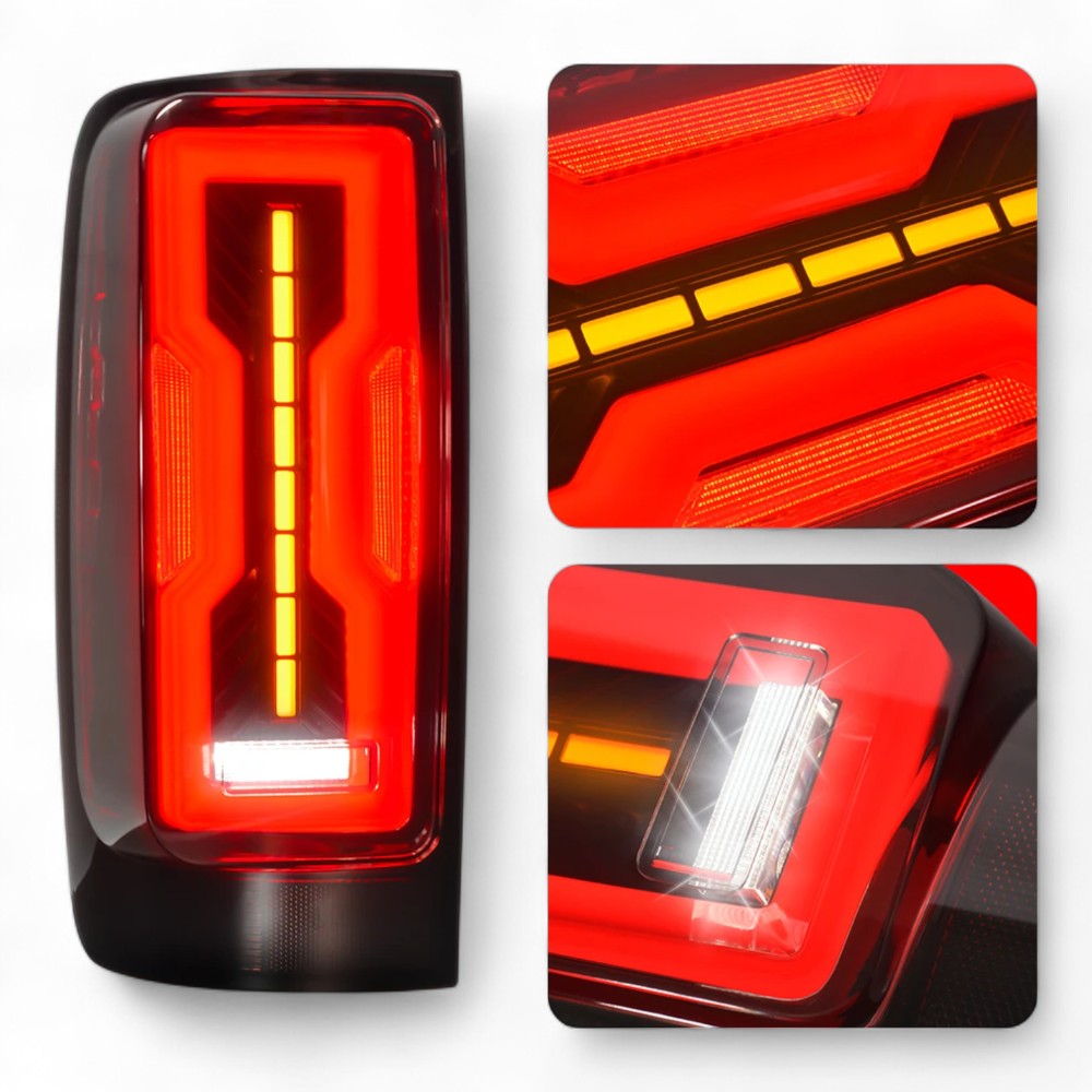 Smoked LED Tail Light Pair for Holden Colorado 2012–2024 - Partzo