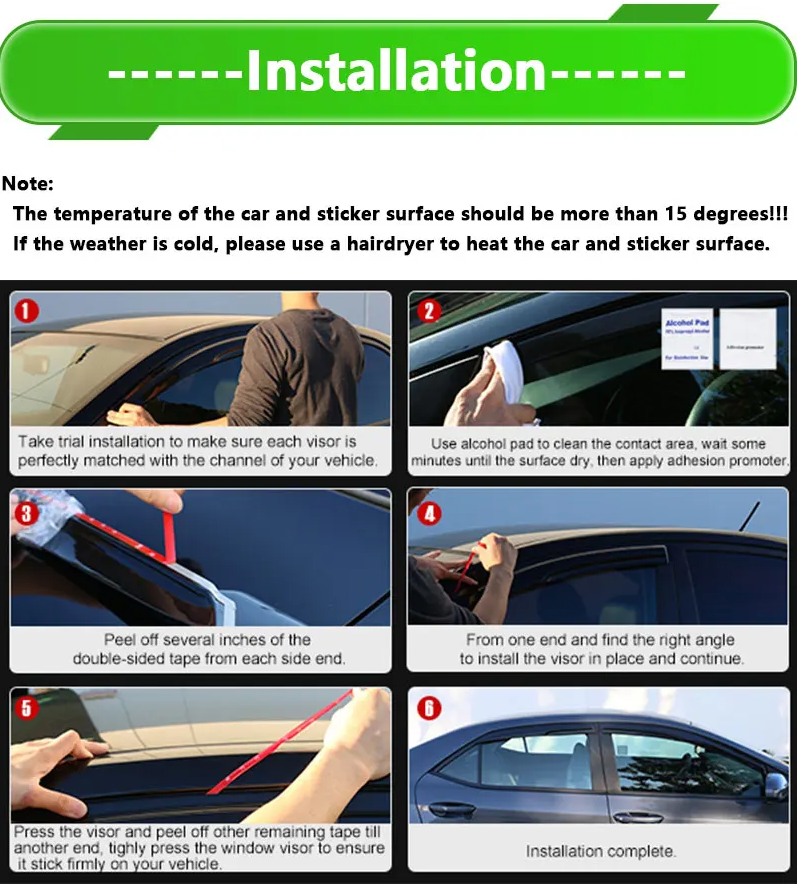 To Fit Mazda BT-50 BT50 2012–2019 Window Visors / Monsoon / Weather Shield