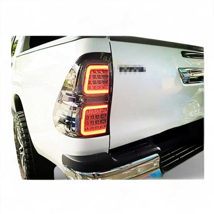 Smoked Tail Light Pair – To Fit Toyota Hilux 2015–2025 – LED Style Rear Lamps