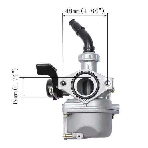 PZ19 19mm Carburetor – To Fit 50cc–125cc ATV, Dirt Bike, Pit Bike, Quad, Go-Kart