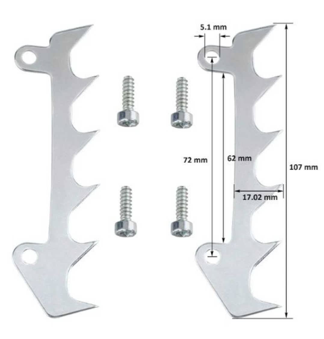 STIHL BUMPER SPIKE PLATE SET MS170 MS180 MS190T MS210 MS211 MS230 MS250 MSE140C - Partzo