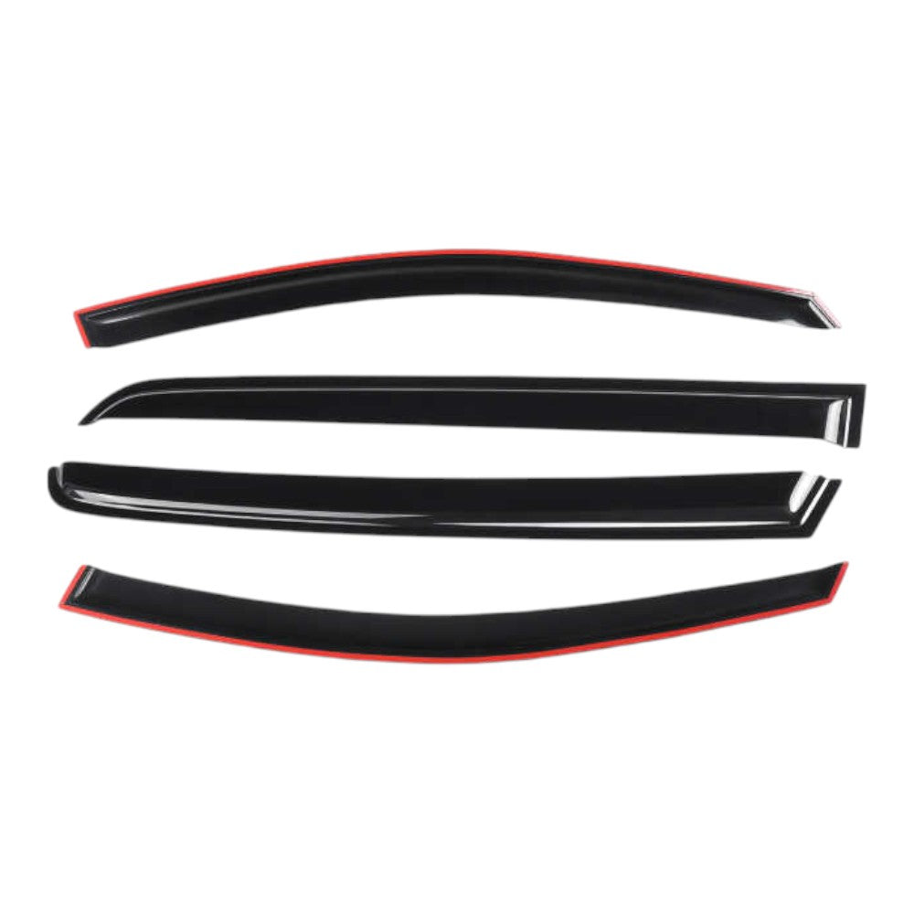 Window Visors 4 Piece Set – To Fit Volkswagen Golf Mk7 & Volkswagen Golf Mk7.5 Hatchback 2013–2020 - Partzo