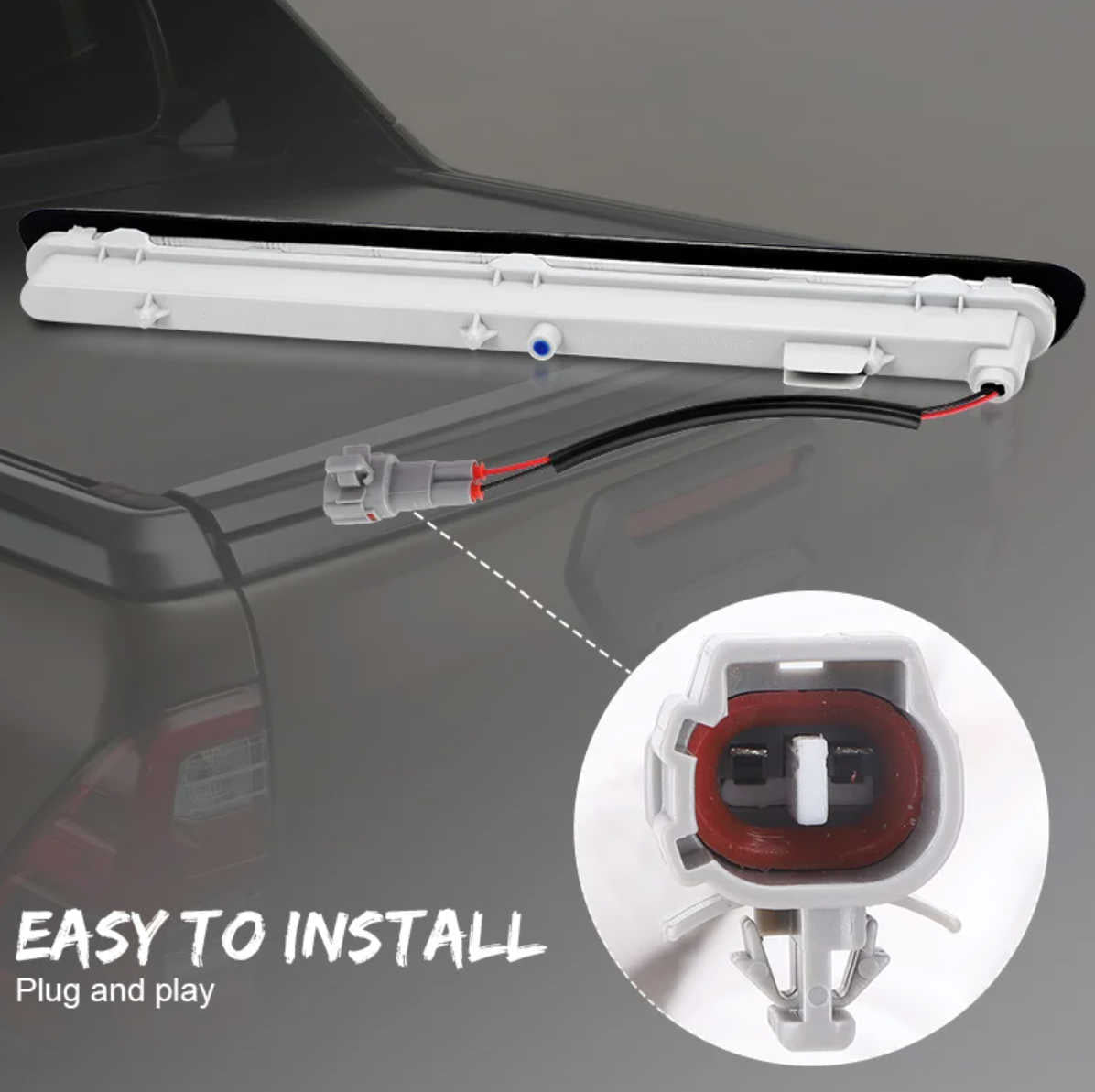 LED Brake Tail Light for Toyota Hilux Vigo 2005-2014 | Black or Red Housing