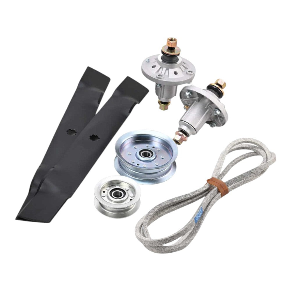 42" Deck Rebuild Kit for John Deere Lawn Mowers | Blades Spindles Belt Pulleys  GX22151 GX20072