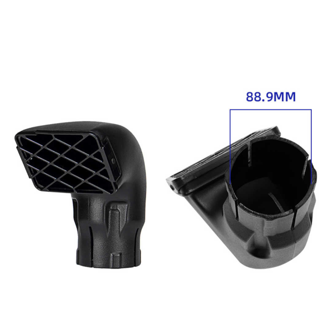 Snorkel Head 3" 76mm / 3.5" 89mm Air Ram Head Universal 4WD 4x4