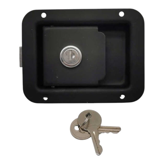 Stainless Steel RV Paddle Lock with Deadbolt – To Fit Trailers, Caravans, Yachts, Horse Floats, Toolboxes