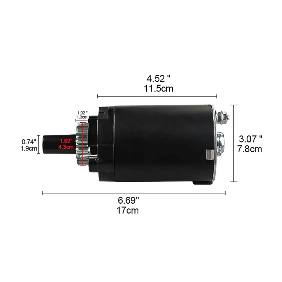 Starter Motor for Kohler Courage SV Series Replaces 20-098-01 / 2009801S SV470 6