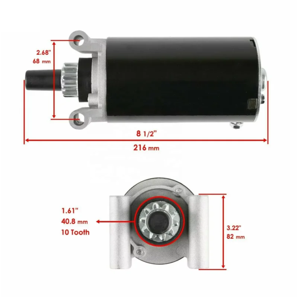 Starter Motor for Kohler Courage V-Twin 20HP–27HP Engines – Replaces 32-098-01-S – Fits Toro / Cub Cadet / New Holland 5
