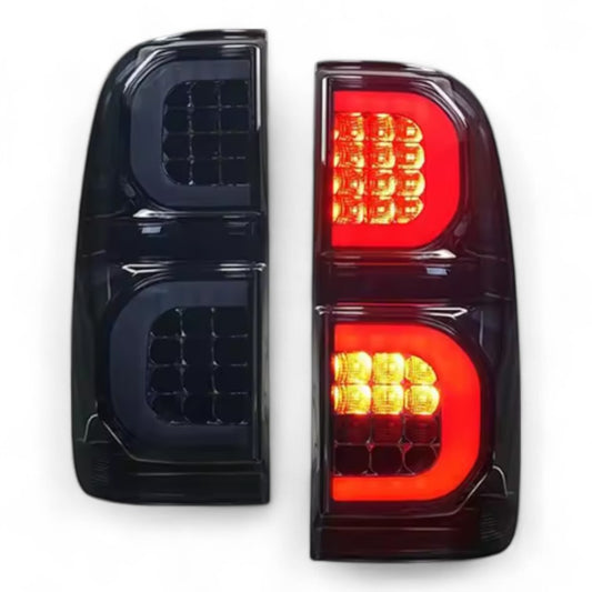 Tail Light Pair for Toyota Hilux 2005–2014 | Smoked Inner Look | Modified Rear Lamp Set