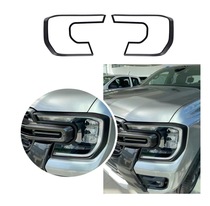 To Fit Ford Ranger Head Light Covers 2022+ 5