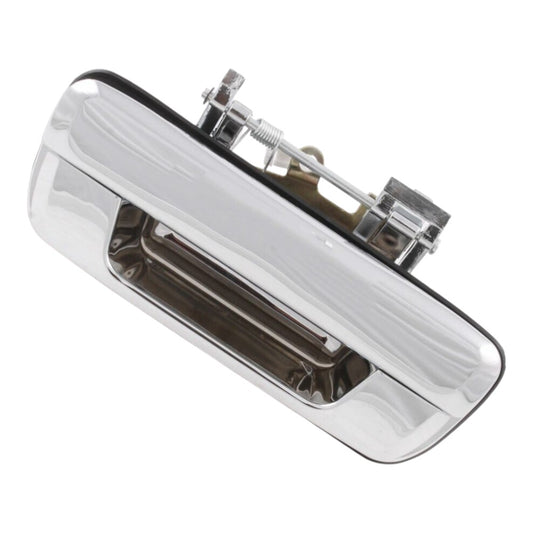 To Fit Holden Colorado RC / Rodeo RA / Isuzu D-MAX – Tailgate Handle (Chrome, No Keyhole) – 2002–2012