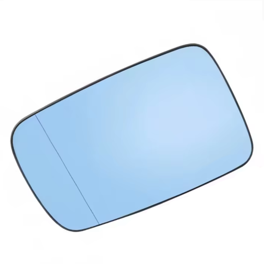 To Fit LH Blue Heated Mirror Glass – BMW E46 / E65 / E66 (1999–2008)