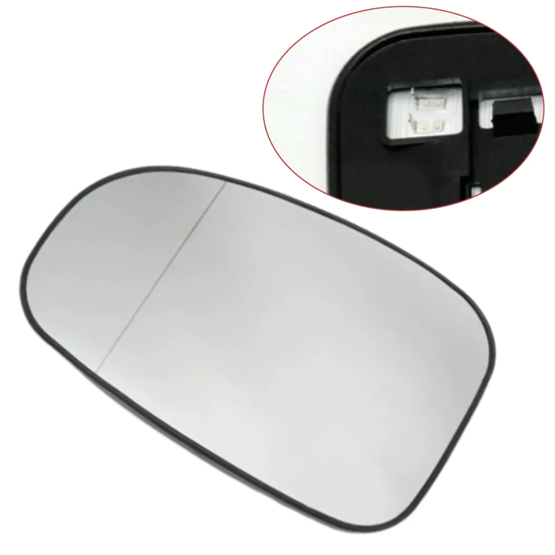 To Fit LH Wing Mirror Glass – Toyota Prius 2010–2017 / Mark X Reiz 2010–2013 / Wish 2010–2015 3