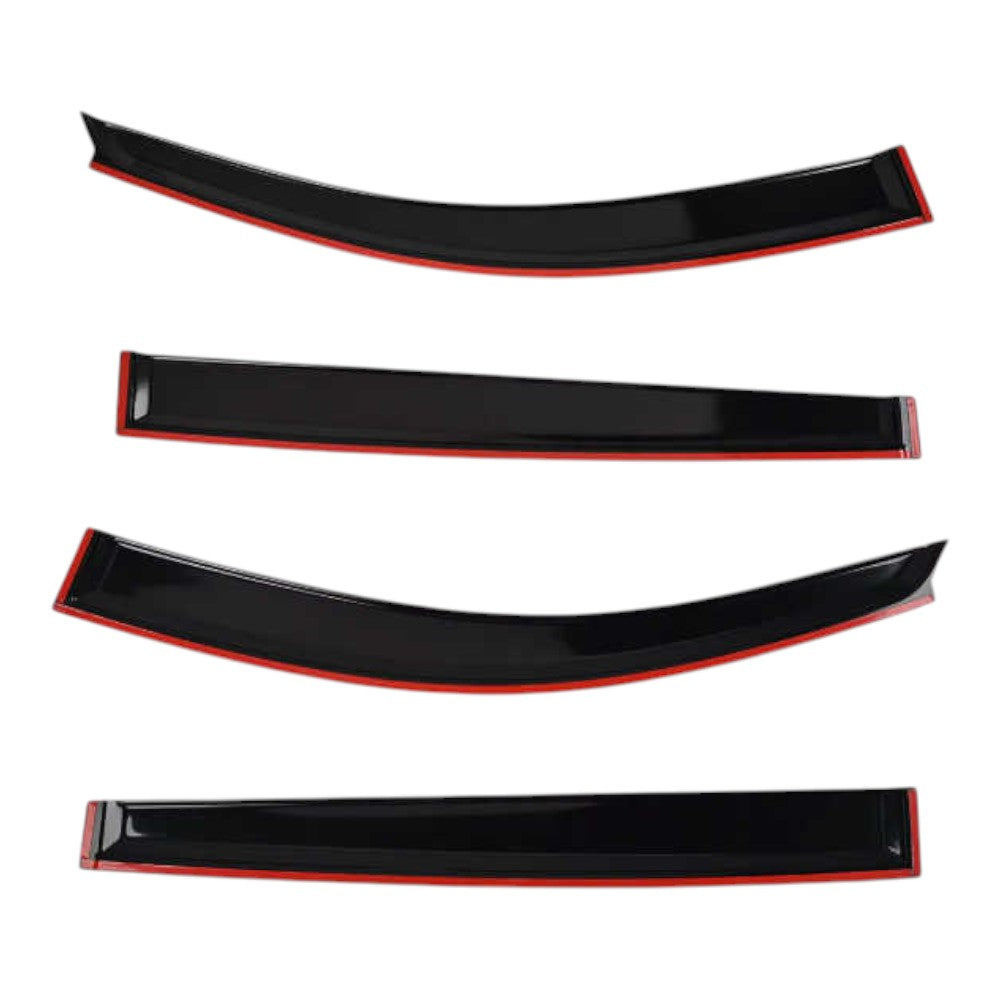 To Fit Mitsubishi Triton 2006–2015 Window Visors / Monsoon / Weather Shield 1