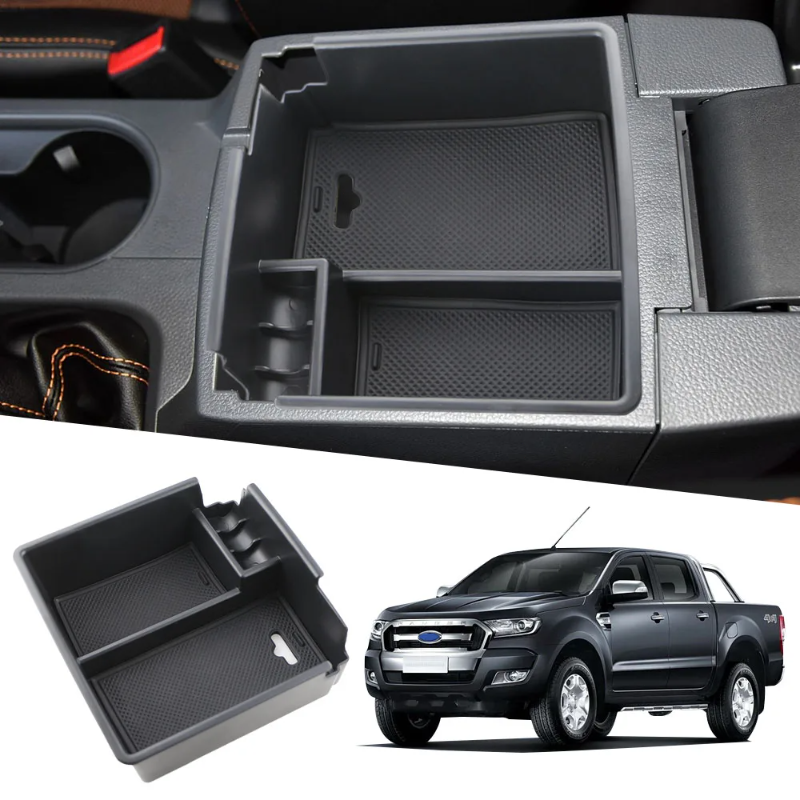 Centre Console Armrest Storage Box Tray for Ford Ranger 2012-2022 | Organizer
