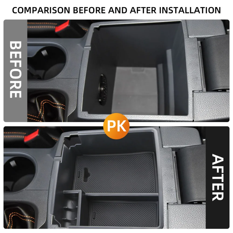 Centre Console Armrest Storage Box Tray for Ford Ranger 2012-2022 | Organizer