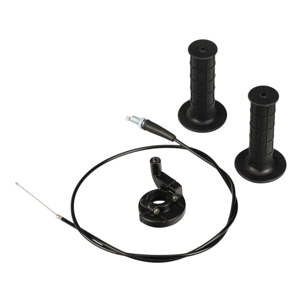 Twist Throttle Grips with Cable – Fits Pit Dirt Bikes, ATVs, and Quad Bikes – 22mm (7/8") Handlebars 1