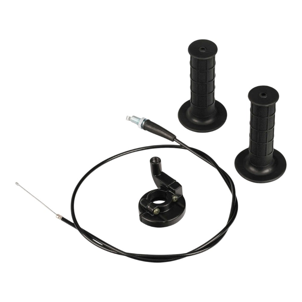 Twist Throttle Grips with Cable – Fits Pit Dirt Bikes, ATVs, and Quad Bikes – 22mm (7/8") Handlebars 2