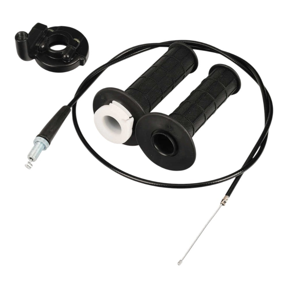Twist Throttle Grips with Cable – Fits Pit Dirt Bikes, ATVs, and Quad Bikes – 22mm (7/8") Handlebars 3