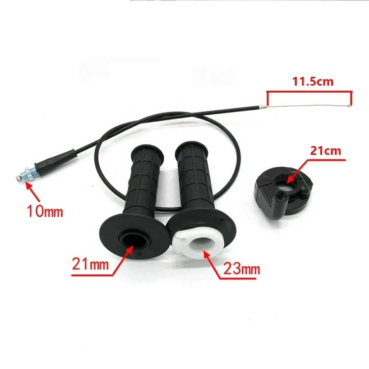 Twist Throttle Grips with Cable – Fits Pit Dirt Bikes, ATVs, and Quad Bikes – 22mm (7/8") Handlebars 8