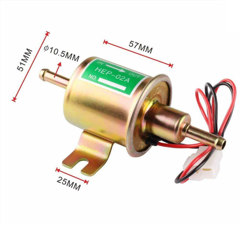 Universal 12V Electric Fuel Pump HEP-02A 3