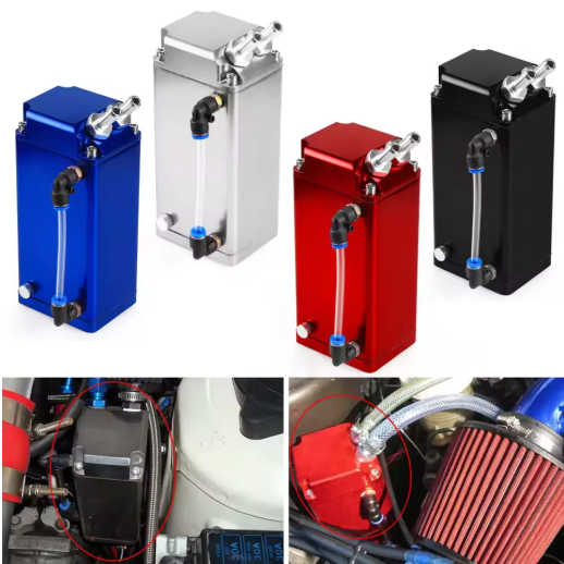 Universal Aluminum Alloy Oil Catch Can Tank – 750ml 1