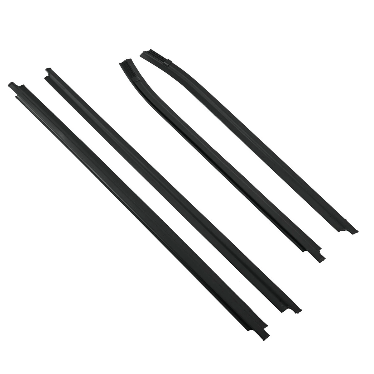Outer Window Seals Weatherstrip Set for Toyota Hilux SR5 Vigo 2005-2015 4 Door