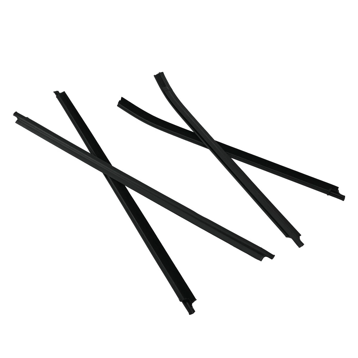 Outer Window Seals Weatherstrip Set for Toyota Hilux SR5 Vigo 2005-2015 4 Door