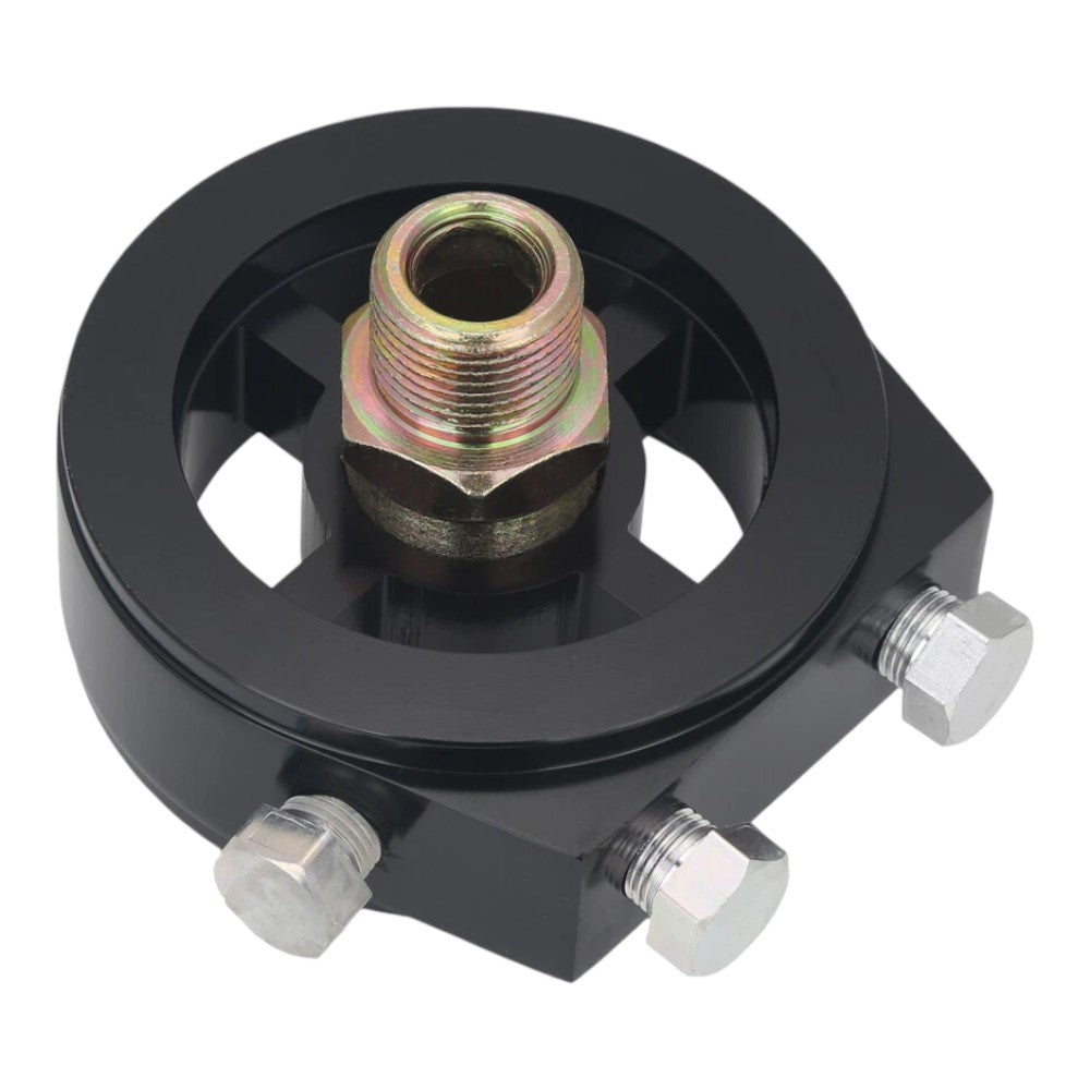 Oil Filter Sandwich Plate Adapter M20x1.5 3/4-16UNF | 3 x 1/8 NPT Ports